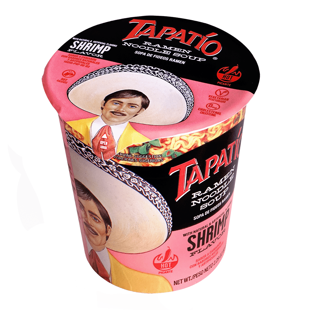 Shrimp Ramen Cup (12 - pack) - Tapatío Ramen