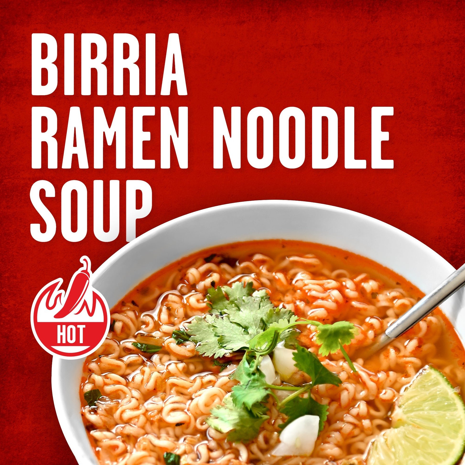 Tapatío Ramen Noodle Soup – Spicy Birria Flavor, Instant Microwaveable Bowl, 3.88 oz (110 g), 6 - Pack - Tapatío Ramen