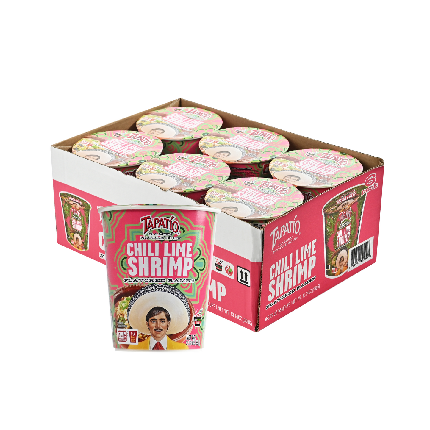 Chili Lime Shrimp Ramen Cup (6-pack)