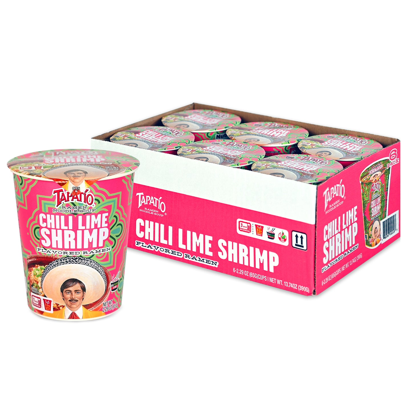 Chili Lime Shrimp Ramen Cup (6-pack)