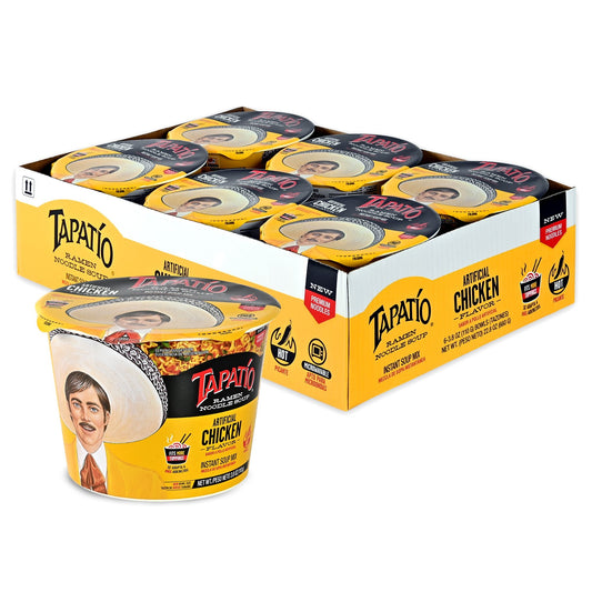 Tapatío Ramen Noodle Soup – Spicy Chicken Flavor, Instant Microwaveable Bowl, 3.88 oz (110 g), 6 - Pack - Tapatío Ramen
