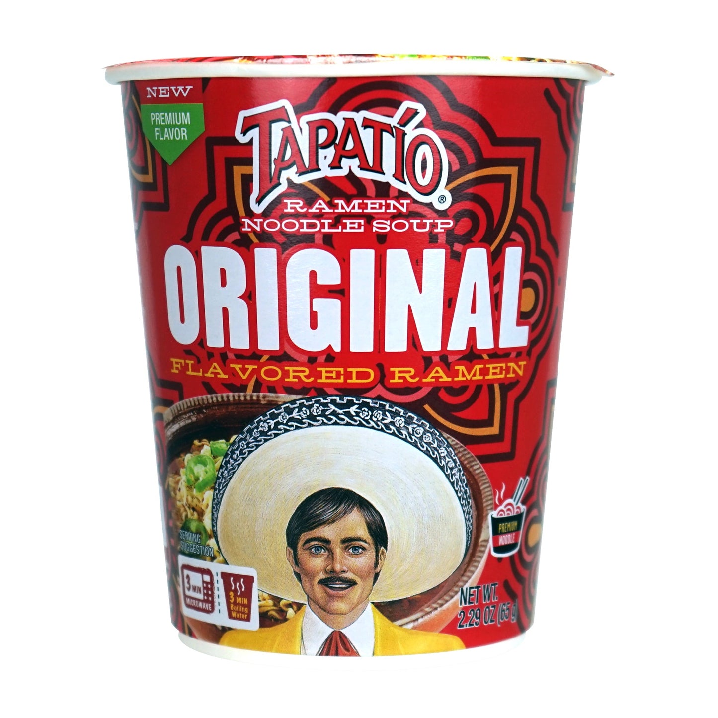 Tapatío Ramen Noodle Soup – Spicy Original Flavor Cup, 2.29 oz (65 g), 6 - Pack - Tapatío Ramen