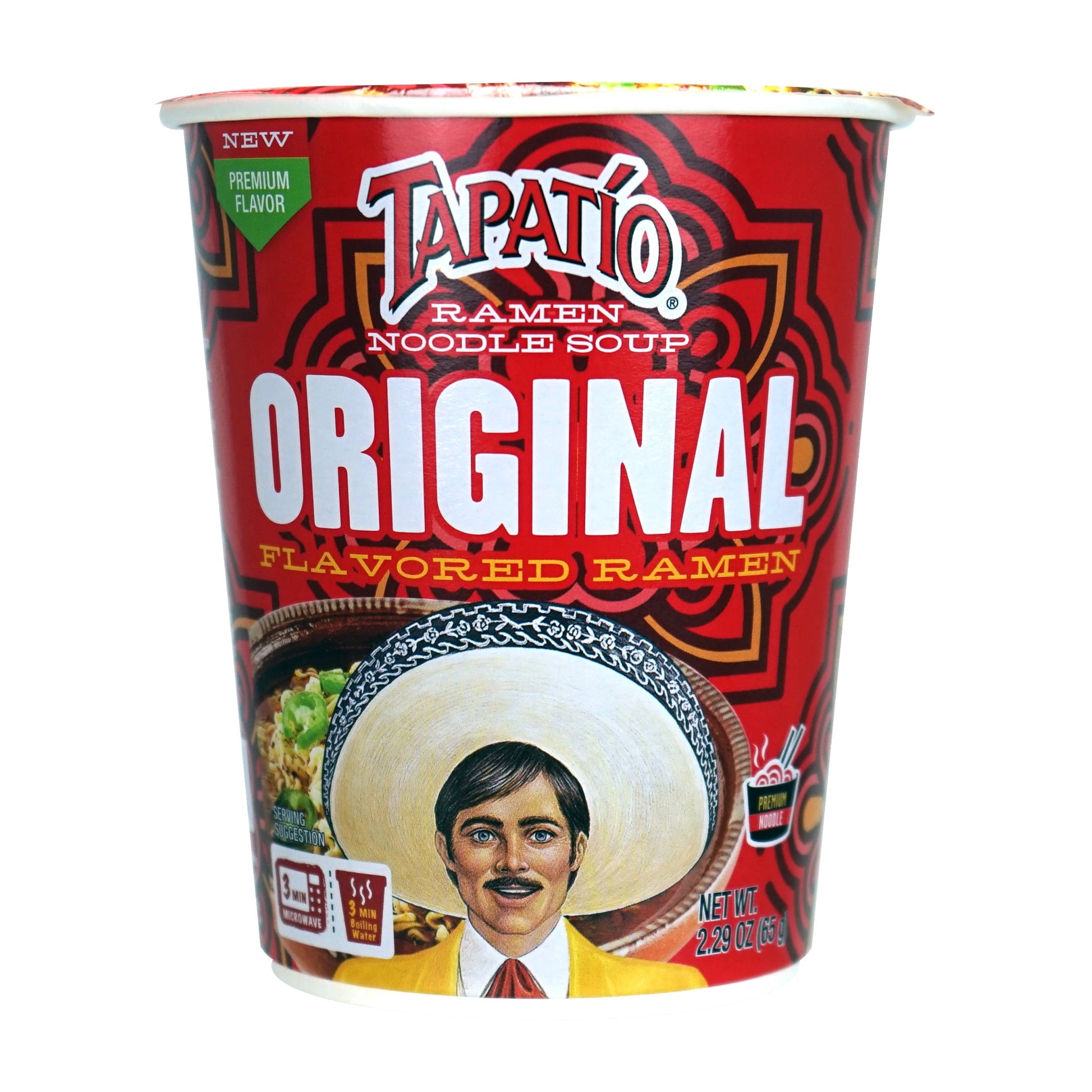 Tapatío Ramen Noodle Soup – Spicy Original Flavor Cup, 2.29 oz (65 g), 6 - Pack - Tapatío Ramen